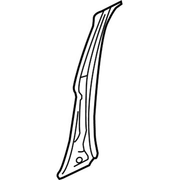 GM 22697855 Inner Reinforcement, Center Driver Side 22697855 GM Inner Reinforcement, Center Driver Side Illustration 1 of 1