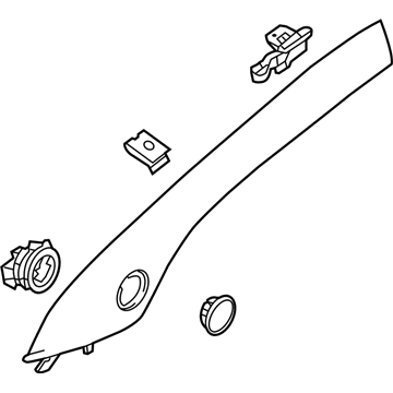 Chevy 42742629 Windshield Pillar Trim