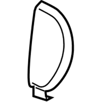 25826960 GM Side Trim, Driver Side Illustration 1 of 1