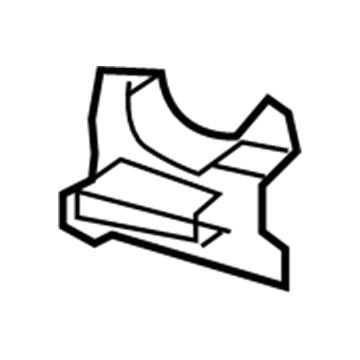 GM 15838205 Inner Bracket, Passenger Side 15838205 GM Inner Bracket, Passenger Side Illustration 1 of 1