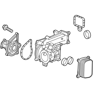 Buick 25204277 Water Pump Housing