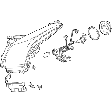 Cadillac 23236366 Headlamp Assembly