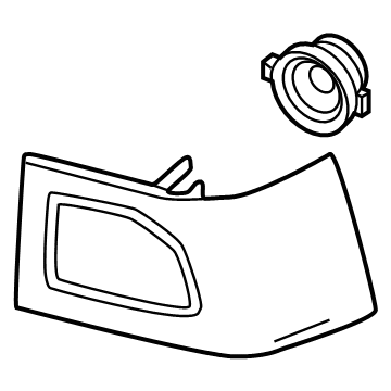 GMC 87831149 Rear Pillar Trim