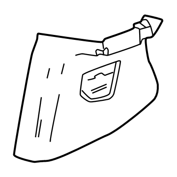 GMC 86821855 Pillar Trim