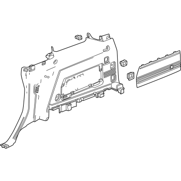 GMC 85054711 Quarter Trim Assembly