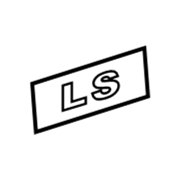 22674240 GM Nameplate, Rear Illustration 1 of 1
