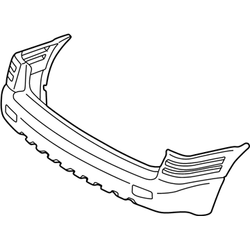 GM 12335556 Bumper Cover 12335556 GM Bumper Cover Illustration 1 of 1