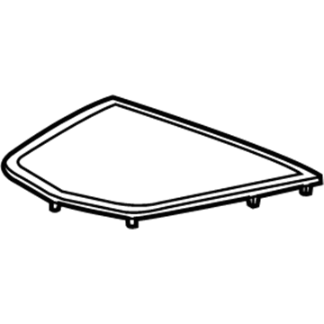 GM 22759726 Speaker Grille, Black 22759726 GM Speaker Grille, Black Illustration 1 of 1