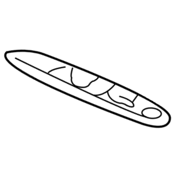 GM 22663004 Switch Panel, Front Passenger Side 22663004 GM Switch Panel, Front Passenger Side Illustration 1 of 1
