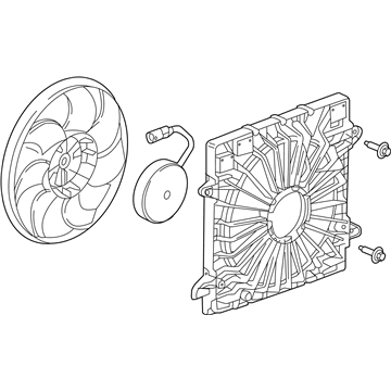 GMC 85159684 Fan & Motor