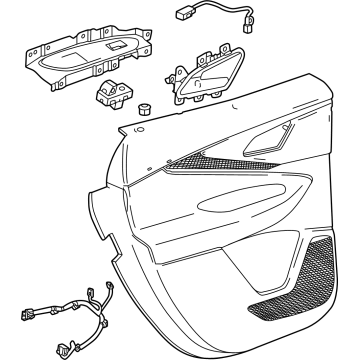 GM 85016970 Trim Assembly-Rear Side Door *Sky Coolant Gra 85016970 GM Trim Assembly-Rear Side Door *Sky Coolant Gra Illustration 1 of 1