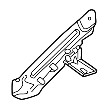 GM 85154612 Bracket, Rear Side Door Trim Finish 85154612 GM Bracket, Rear Side Door Trim Finish Illustration 1 of 1