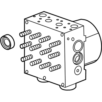 Cadillac ABS Pump And Motor Assembly - 23158133