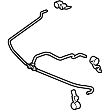 GM 25800336 Inlet Hose 25800336 GM Inlet Hose Illustration 1 of 1