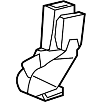 GM 19299754 Buckle, Rear Passenger Side 19299754 GM Buckle, Rear Passenger Side Illustration 1 of 1