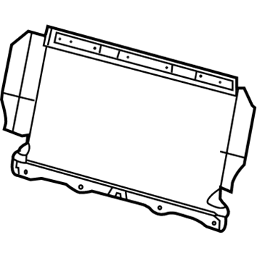 GM 88896775 Seat Back Frame, Rear 88896775 GM Seat Back Frame, Rear Illustration 1 of 1
