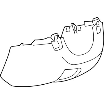 GM 26674938 Lower Column Cover 26674938 GM Lower Column Cover Illustration 1 of 1