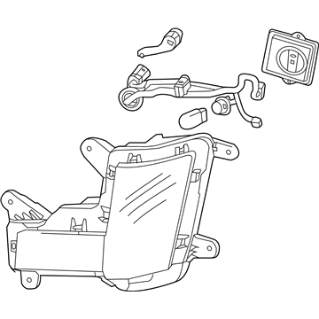 Cadillac 84575578 Lamp Assembly