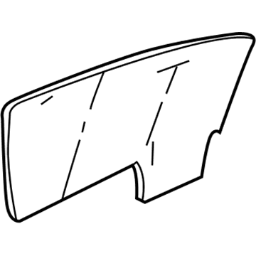 GM 15277521 Insert Panel, Front Passenger Side 15277521 GM Insert Panel, Front Passenger Side Illustration 1 of 1