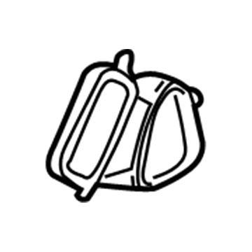 GM 10306385 Air Duct, Passenger Side 10306385 GM Air Duct, Passenger Side Illustration 1 of 1