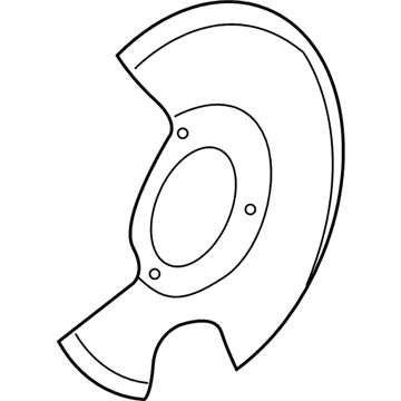 Chevy Malibu Backing Plate - 25811781