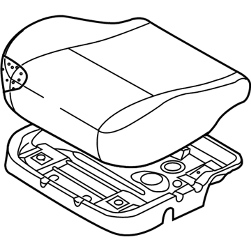 Chevy Aveo Seat Cushion - 96989624