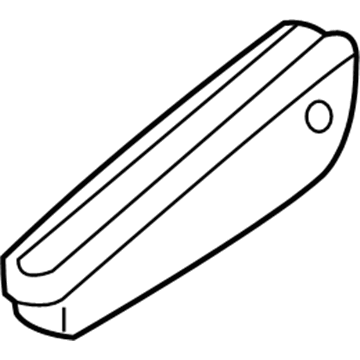 GM 96463967 Armrest, Beige 96463967 GM Armrest, Beige Illustration 1 of 1