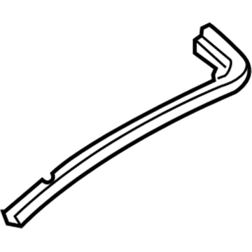 GM 23453198 Upper Weatherstrip, Front Driver Side 23453198 GM Upper Weatherstrip, Front Driver Side Illustration 1 of 1