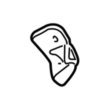 GM 22786812 Frame Front Bracket, Passenger Side 22786812 GM Frame Front Bracket, Passenger Side Illustration 1 of 1