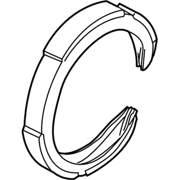 Chevy Corvette Parking Brake Shoes - 12455804