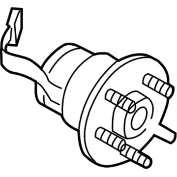 GM 19421349 Front Hub & Bearing 19421349 GM Front Hub & Bearing Illustration 1 of 1