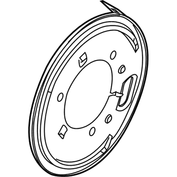 Chevy Corvette Backing Plate - 19209541