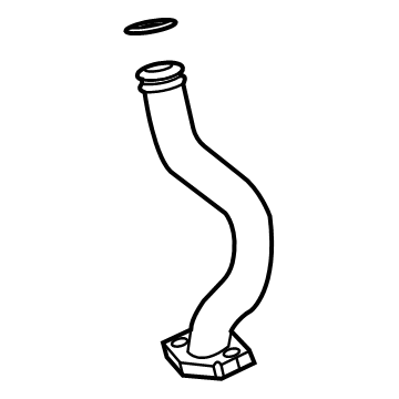 GM 12737234 Pipe Assembly-Thermostat Bypass 12737234 GM Pipe Assembly-Thermostat Bypass Illustration 1 of 1
