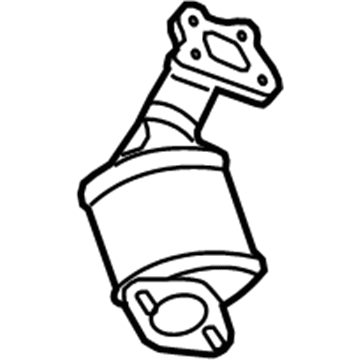 GM 19418952 Catalytic Converter 19418952 GM Catalytic Converter Illustration 1 of 1