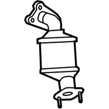 GM 19418935 Catalytic Converter 19418935 GM Catalytic Converter Illustration 1 of 1