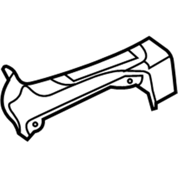 Chevy 96537980 Rear Sill Plate
