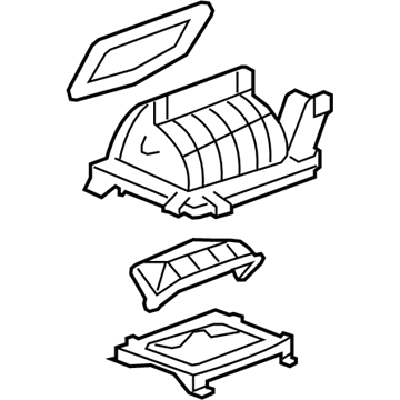 GM 19130552 Air Inlet Duct 19130552 GM Air Inlet Duct Illustration 1 of 1