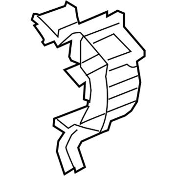 GM 19130494 Evaporator Case, Passenger Side 19130494 GM Evaporator Case, Passenger Side Illustration 1 of 1