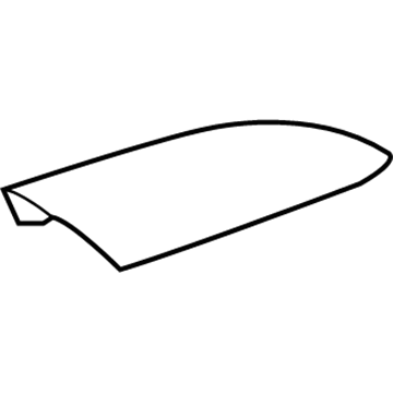 GM 84064620 Rear Cover, Passenger Side 84064620 GM Rear Cover, Passenger Side Illustration 1 of 1