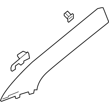 Cadillac 84691020 Windshield Pillar Trim
