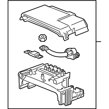 GM 84499606 Junction Block 84499606 GM Junction Block Illustration 1 of 1