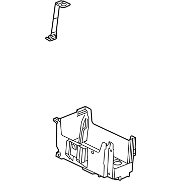 23128537 GM Battery Tray Illustration 1 of 1