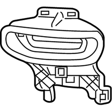 GM 23243488 Trim Bezel, Driver Side 23243488 GM Trim Bezel, Driver Side Illustration 1 of 1