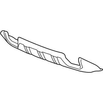 GM 23243492 Skid Plate 23243492 GM Skid Plate Illustration 1 of 1