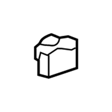 GM 11570602 Rocker Molding Retainer 11570602 GM Rocker Molding Retainer Illustration 1 of 1