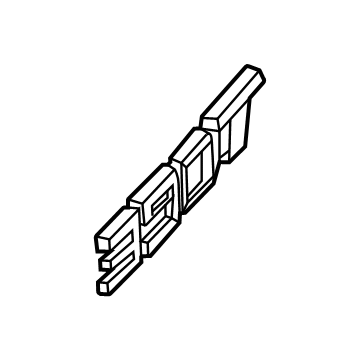 GM 84983508 Nameplate, Rear 84983508 GM Nameplate, Rear Illustration 1 of 1