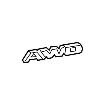 GM 84604285 Nameplate 84604285 GM Nameplate Illustration 1 of 1