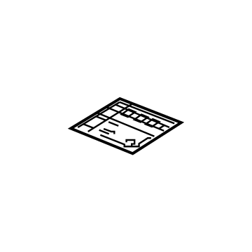 GM 84492906 A/C Label 84492906 GM A/C Label Illustration 1 of 1