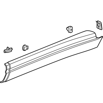 GM 84913472 Molding, Rocker Panel 84913472 GM Molding, Rocker Panel Illustration 1 of 1