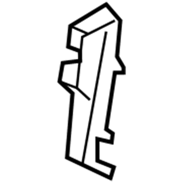 13154771 GM Lock Cover, Front Driver Side Illustration 1 of 1